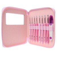 9 Teiliges HäKelnadel-Set Mit Ergonomischem Softgriff, Aluminiumhaken, 8 GrößEn
