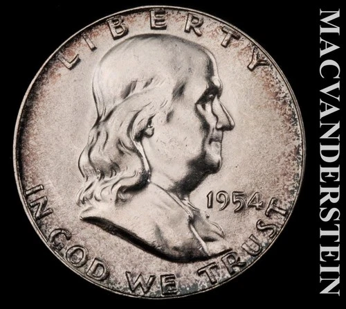 1954-P Franklin Half Dollar — photo from the most recent tracked eBay sale