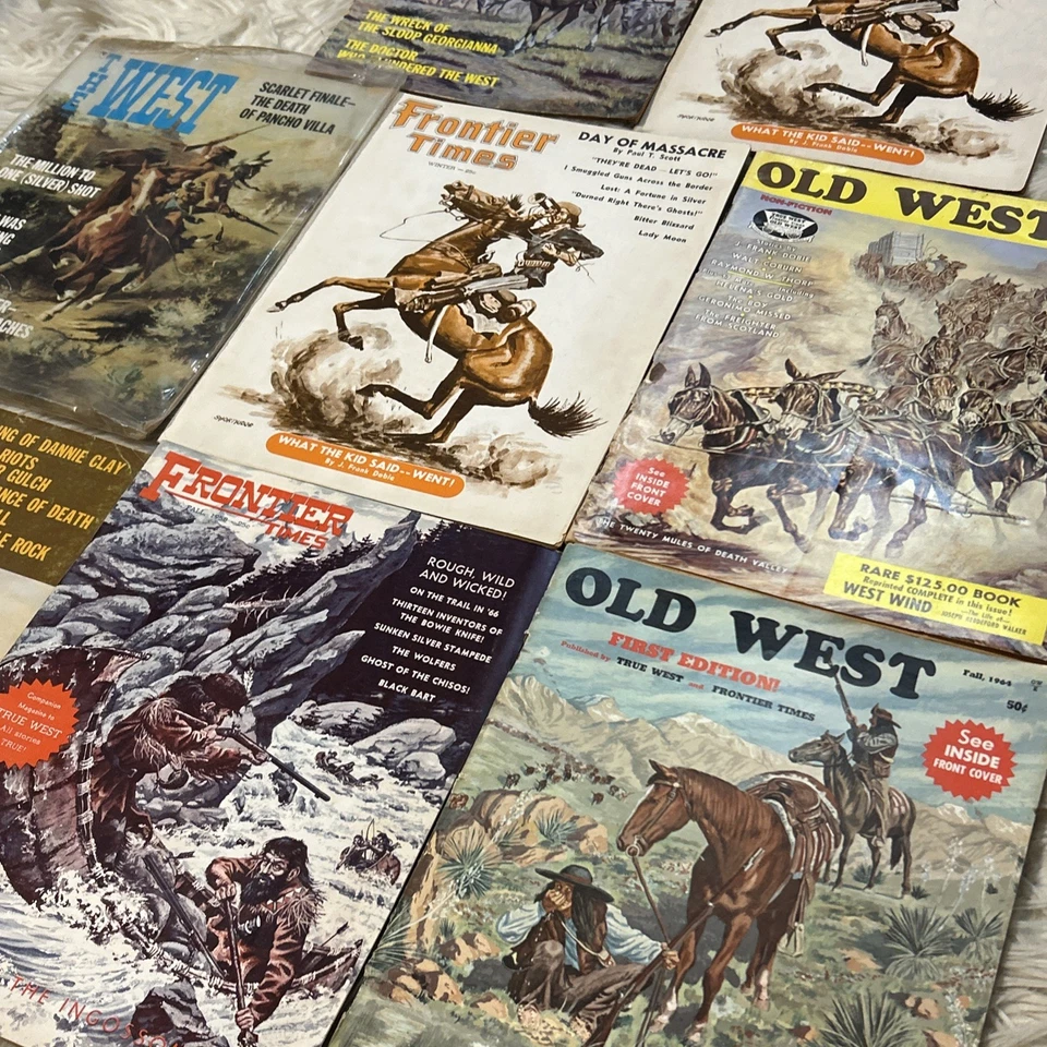 8 Vintage 1960’s The West, Frontier Times Old West Western Treasure Magazines - Image 2 of 4