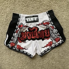 Tuff Mens Muay Thai Kickboxing Fight Shorts Martial Arts Boxing Size Large