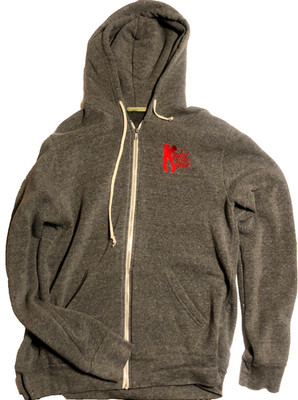 Kinky Boots Broadway Musical Cast Designer Large Full Zip Hooded Jacket Hoodie