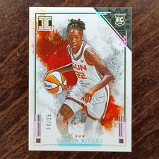 2025 Panini Impeccable WNBA #69 RC Saniya Rivers HOLO SILVER /15 Rookie
