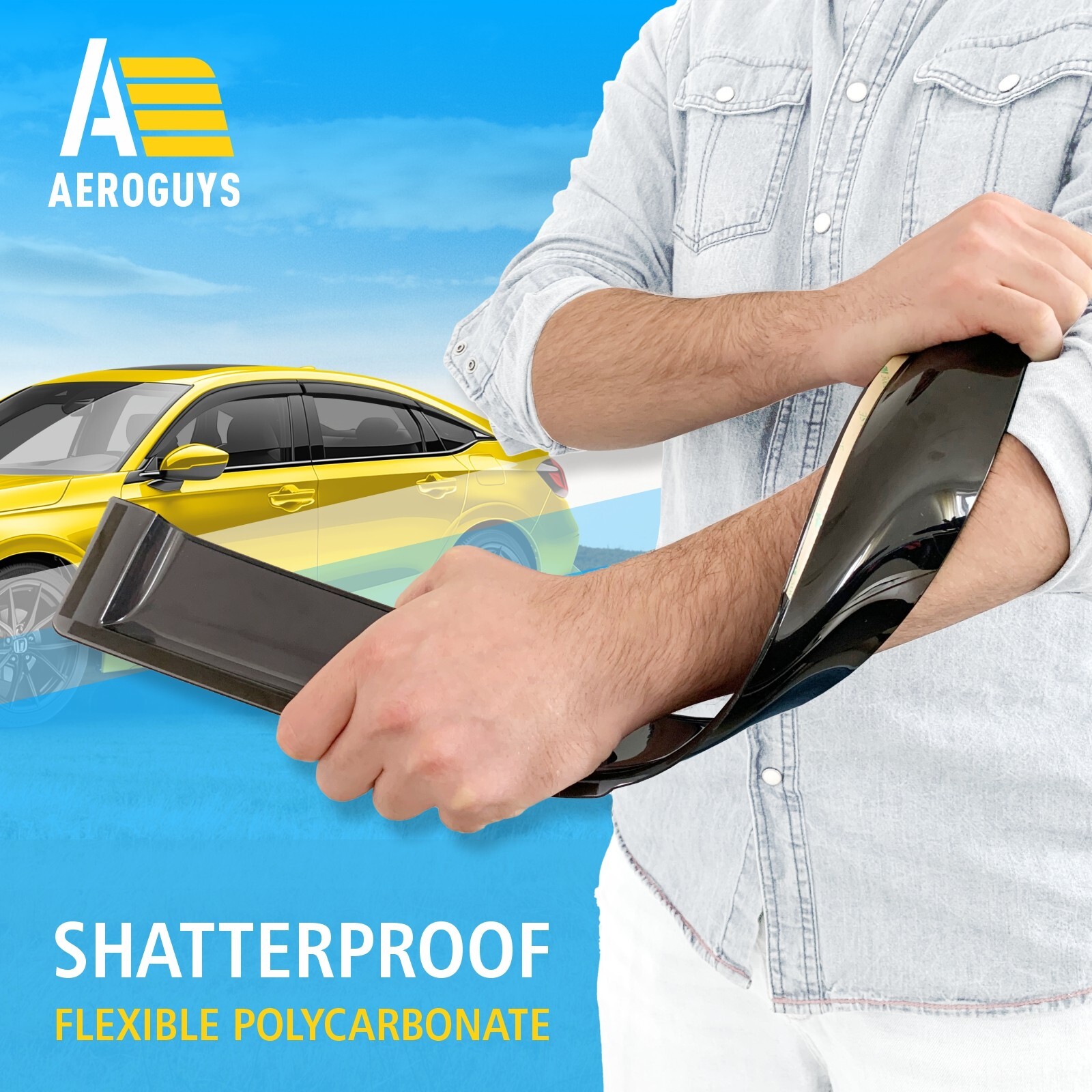 Rain Guards Vent Visors Shade for 2022-2024 Honda Civic Sedan