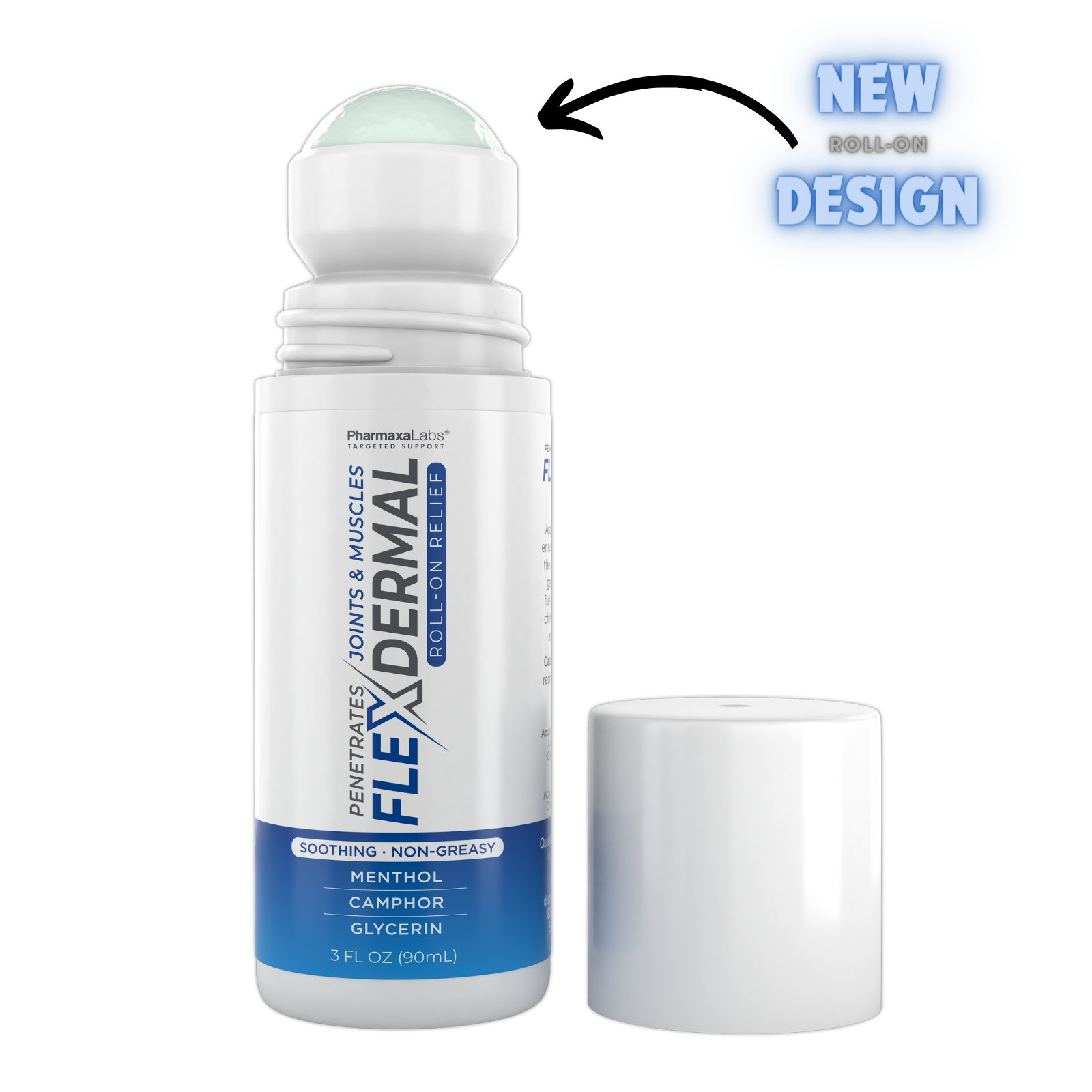 Flexdermal Roll-On: Joint & Muscle Relief | Natural & Fast-Acting | 3 ...