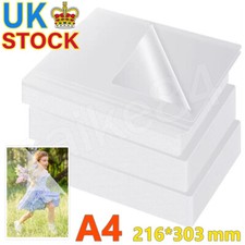 A4 Laminating Pouches Gloss 160 Micron Laminator Laminate Sheets Sleeves Paper
