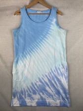 Jane Delacey Sleeveless Dress Sz Medium Blue Woman’s Side Pockets