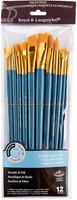 Royal & Langnickel RSET-9312 Hell Gold Taklon Langer Griff Pinsel Set Von 12