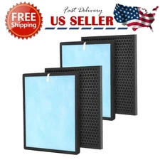 2 Pack HEPA H13 & Carbon Filter Set for Hathaspace HSP001 Smart Air Purifier