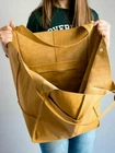 Large Capacity Shopping Bags Soft Leather Casual Tote Shoulder Bag Handbag Women
