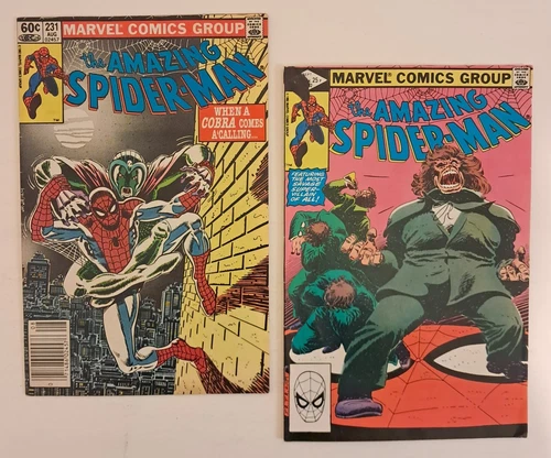 The Amazing Spider-Man #231 & 232 (Cobra comes a'calling/Savage Mr.Hyde!)  1982