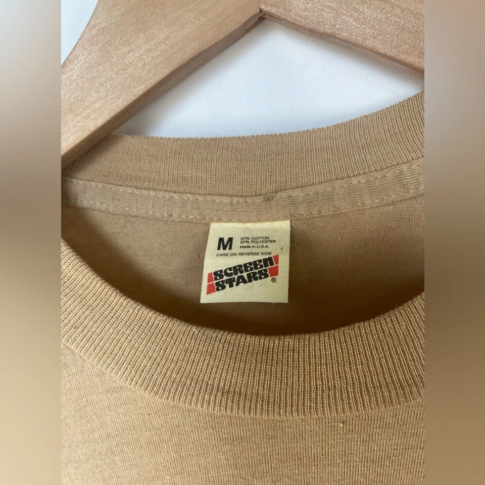 Estrellas de pantalla vintage 1984 Marina de los Estados Unidos puntada única recortada mediana Foto 3 de 4