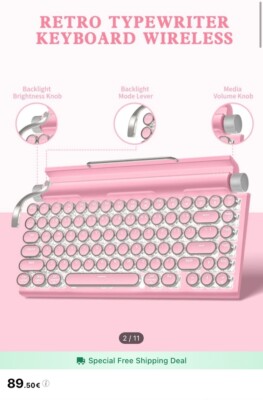 981 Retro Mechanical Hotswappable Bluetooth Keyboard 