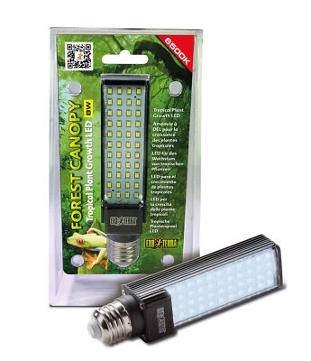 Exo Terra Forest Canopy - 6500k LED mit E27 - Terrarienleuchte für Wachstum - Bild 1 von 2