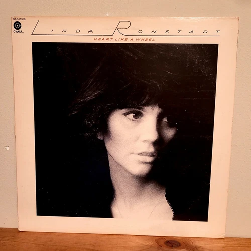 1974 Linda Ronstadt "Heart Like A Wheel" Vinyl LP Original Record Sleeve Insert