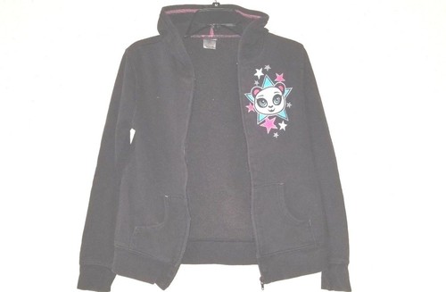 Stained bk Warm Girl's JOE BOXER Size XL14/16 Zipper Front Hoodie Jacket Black - Picture 8 of 12