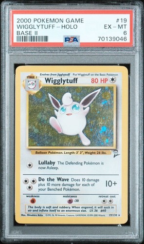 Wigglytuff graded PSA 6 for sale on eBay