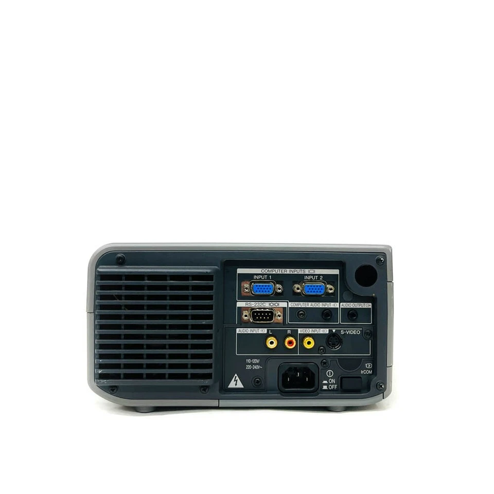 Sharp Notevision 5 LCD Projector XG-NV5XB 1000 Lumen 33-43mm Lens, Made in Japan - Image 4 of 4