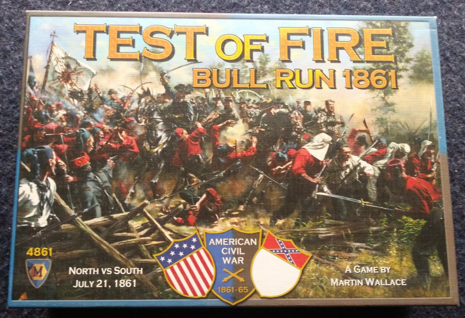 Mayfair 4861 Test of fire Bull Run 1861 game 2011 in fine condition | eBay