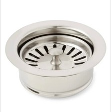 Signature Hardware 446668 Drain  Flange Set In Stainless Steel