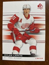 19-20 UD SP Authentic Hockey Red Limited 35 Dylan Larkin