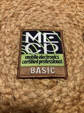 MECP MOBILE ELECTRONICS CERTIFIED PROFESSIONAL 3" PATCH NEW IRON ON Basic