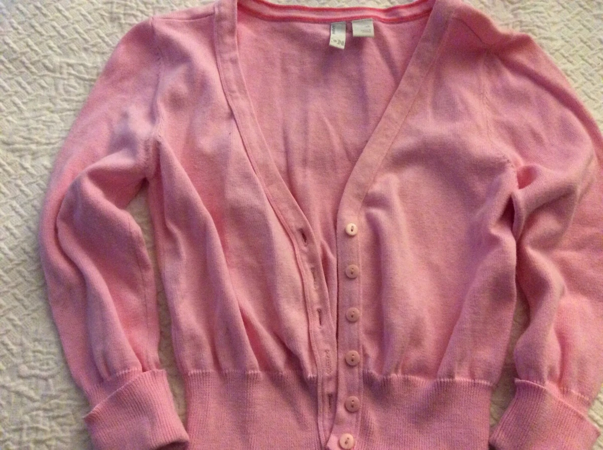 Pink button down clearance sweater