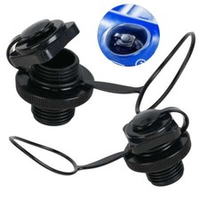 2Pcs/Set Air Valve Cap Inflatable Boat Inflation Kayak Replacement Screw Spiral