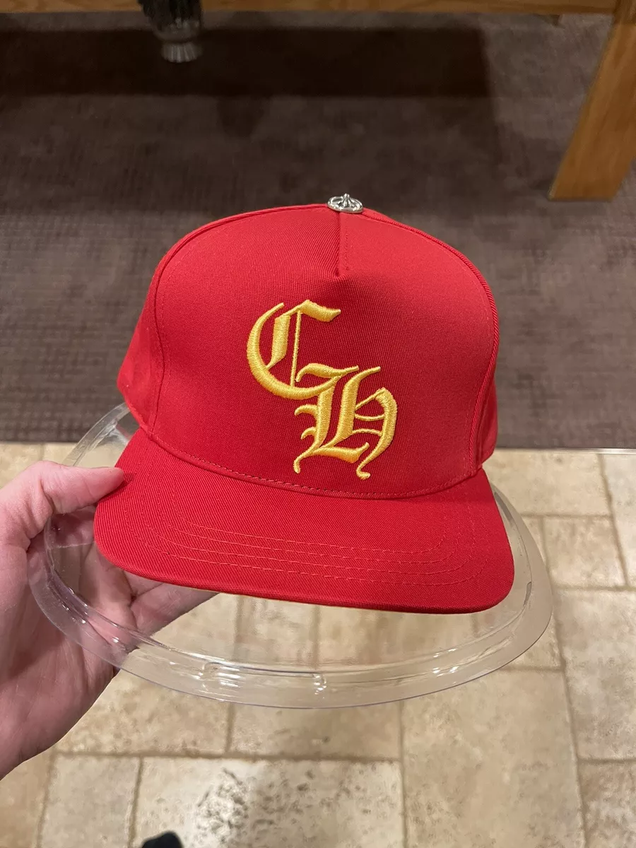 Chrome Hearts Red / Yellow Online Exclusive CH Silver Hat