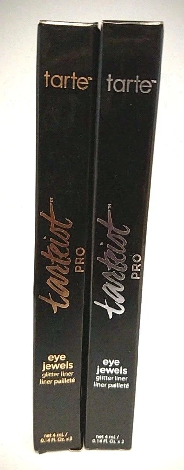 TARTE Tarteist WHITE GOLD Pro EYE JEWELS GLITTER LINER Eyeliner BNIB Silver - Image 3 of 4