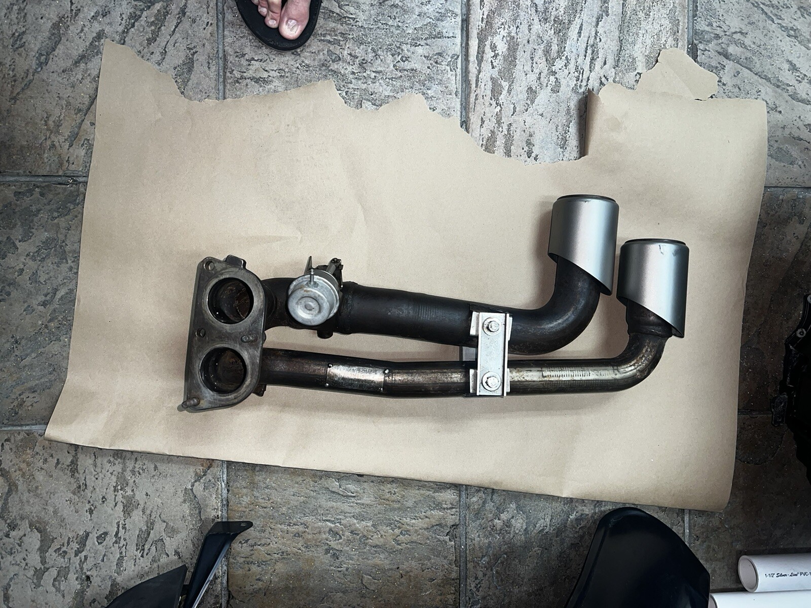 Ferrari 430 Coupe-Spider - LH Exhaust Outlet Pipe/Tips -  Part # 231543 OEM