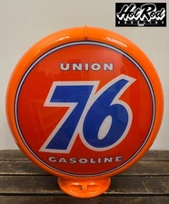 UNION 76 Reproduction 13.5" Gas Pump Globe - (Orange Body)