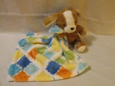 Little Miracles 2017 Brown Puppy Dog Security Blanket Lovey Plush Velour Costco