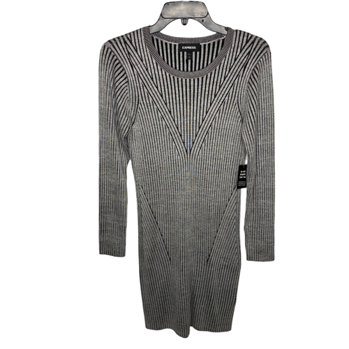 Ribbed Knit Long Sleeve Stretch Bodycon 