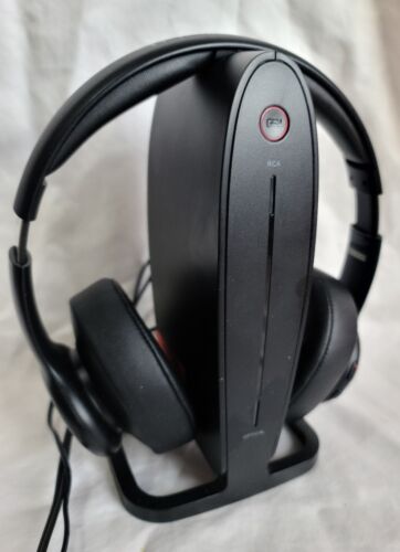 Insignia NS-HAWHP2 RF Wireless Over the Ear Headphones - Black-