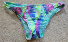 NWT Bikini Lab Live Let Tie Dye Bikini Bottom Cheeky Sz S Great Deal