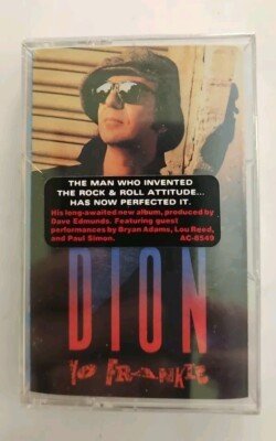 Dion- Yo Frankie Cassette SEALED Hype Sticker Arista VTG 