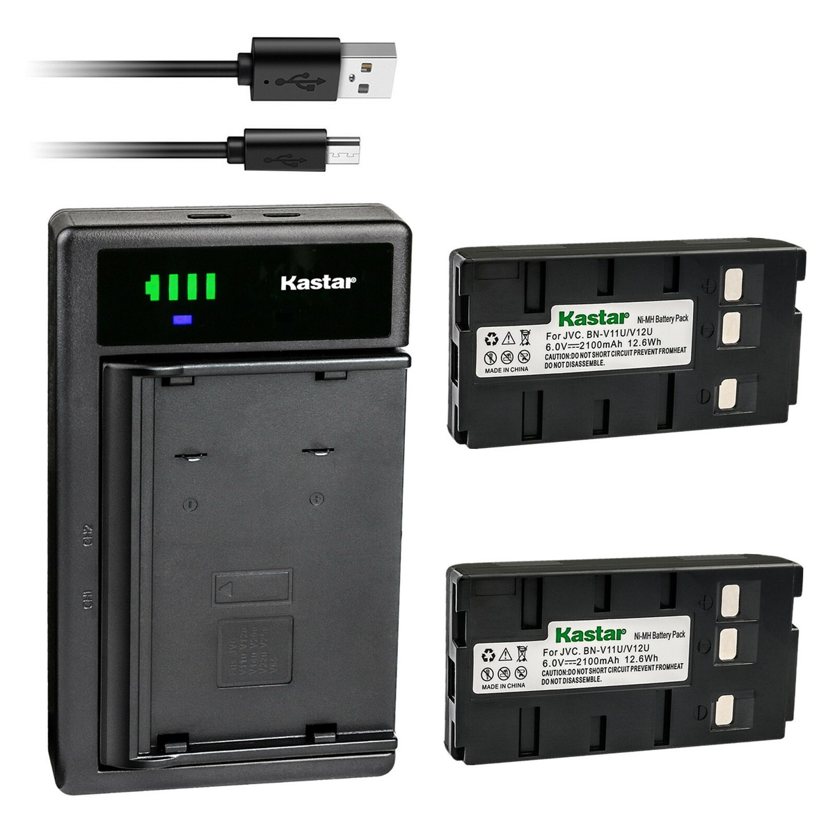 Kastar Battery USB Charger for Panasonic PV-215A PV-B18 PV-BP15 PV-BP17