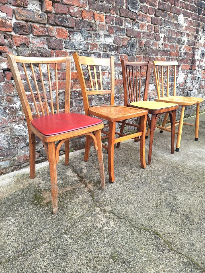 Table ronde ancienne de ferme, meuble vintage modulable - Photo 3/4