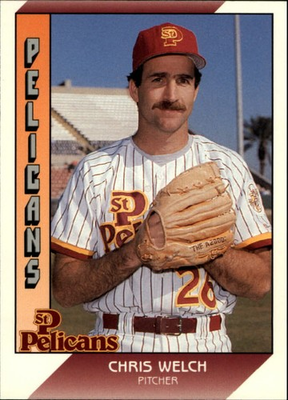 #ad 1991 Pacific Senior League #142 Chris Welsh BB $0.99