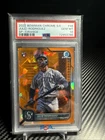 2022 BOWMAN CHROME SAPPHIRE ED SP-ORANGE JULIO RODRIGUEZ RC /75 PSA 10 🔥⚾️🔥