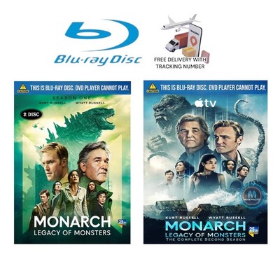 Monarch: Legacy of Monsters Season 1 & 2 Complete TV Series DVD Set Blu-ray DVD