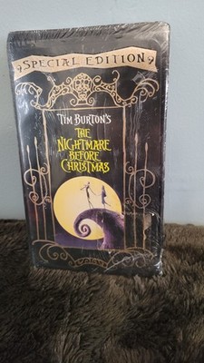 Sealed VHS Tim Burton s The Nightmare Before Christmas Special Edition Disney