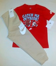 Nike Boys Youth 2pc Jogger  Tee Set- 6y