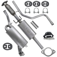 Mitteltopf Endtopf Auspuff FüR Fiat Stilo 1 I 1.4 FließHeck (04-07) Polmo
