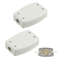 2 PCS 3-Terminal Electrical Junction Box Flex Connector 13A 250V Cable Joiner Bo 8.29 per metre