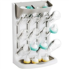 Larger Vertical Baby Bottle Drying Rack - BPA Free - Space Saving Feeding Bot...