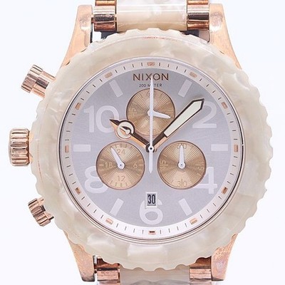 NIXON MINIMIZE THE 42-20 CHRONO Men Quartz Watch Japan in box