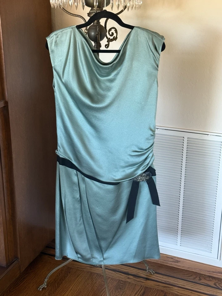 Alberta Ferretti Women's Dress  Size 8 USA Silk - Image 3 of 4