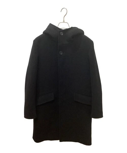 FACTOTUM Cashmere Pile Melton Food Court black 01030236 - product detail image 1