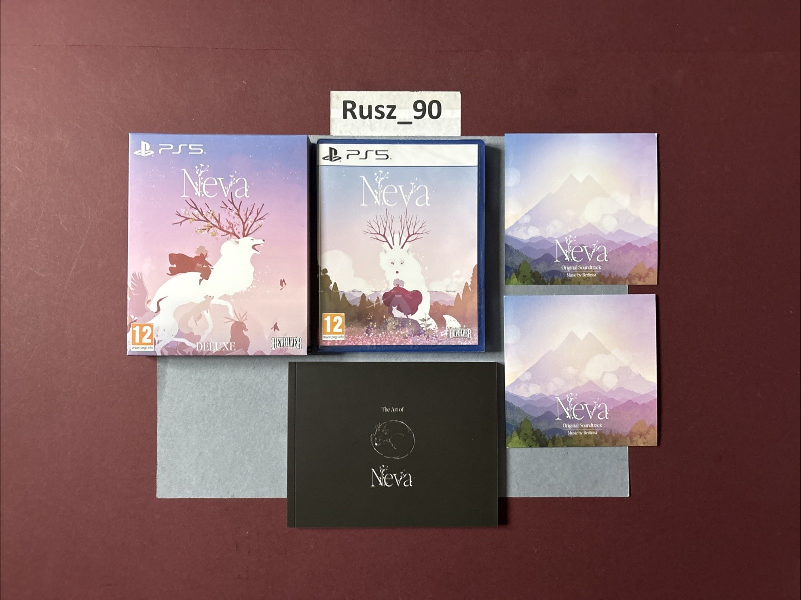 Neva PlayStation 5 Deluxe Edition 2025 Artbook & OST CD UK PEGI 12 UK PAL CIB